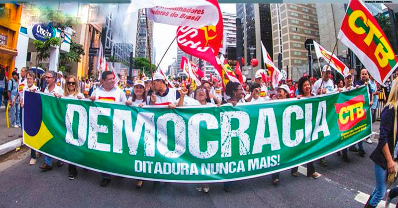 Cresce Ades O Ao Dia Nacional De Defesa Da Democracia No Brasil