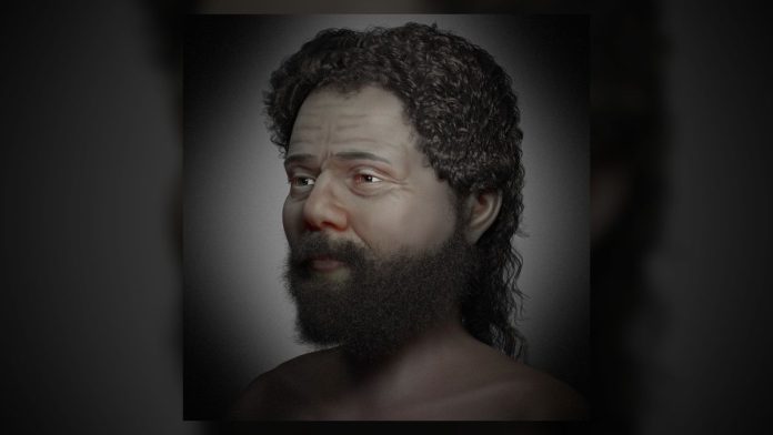 Veja a face da ‘Caveira de Jericó’, enterrada há 9.000 anos com conchas no lugar dos olhos
