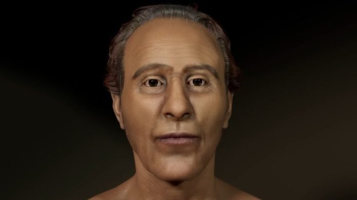 Rosto do antigo faraó egípcio Ramsés II é revelado em reconstrução impressionante