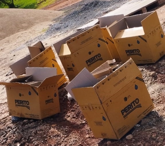 Bandidos levam cerca de 130 quilos de veneno de fazenda na divisa entre Roncador e Luiziana