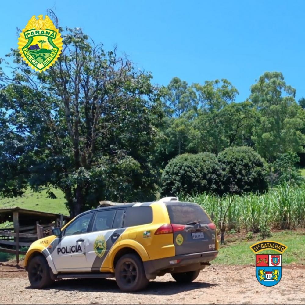 Bandidos agridem idoso e roubam revolver em propriedade rural de Iretama