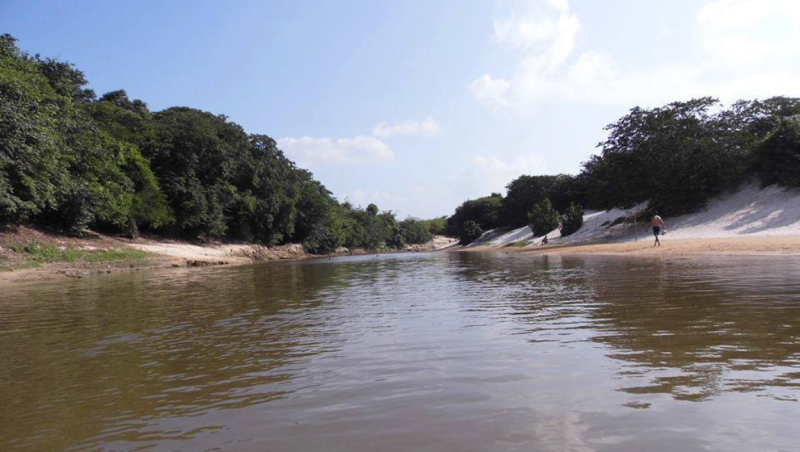 Rio Turí em Araguanã (MA). Crédito: Facebook da Prefeitura de Araguanã