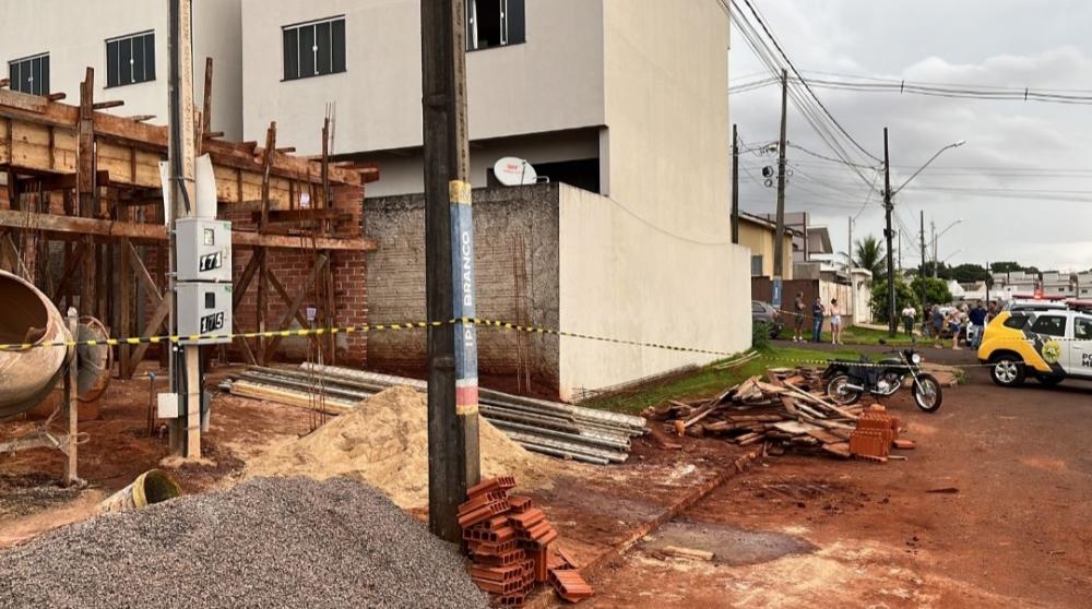 Em Ubiratã, pedreiro é morto a tiros enquanto trabalhava em construção