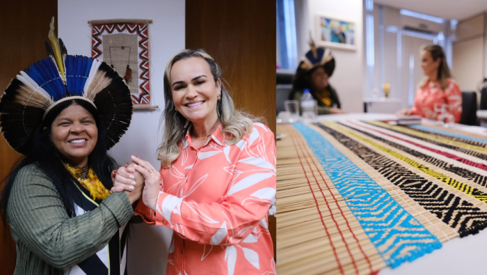 Ministra do Turismo se reúne com ministra dos Povos Indígenas. Crédito: Roberto Castro/MTur