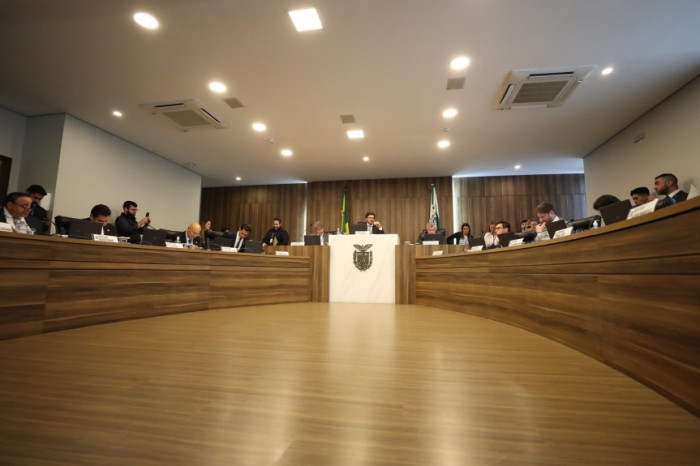 Membros da CCJ reuniram-se na tarde desta terça-feira (28), no Auditório Legislativo. / Créditos: Valdir Amaral/Alep