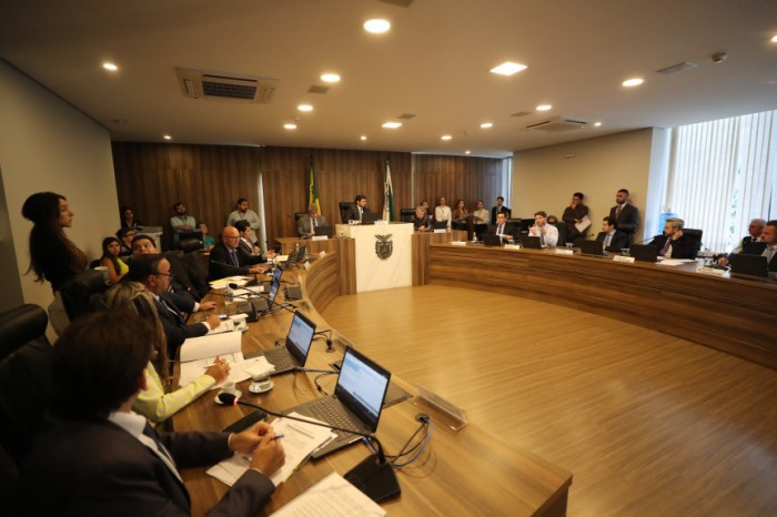 Ao total, 31 itens compunham a pauta da reunião da Comissão realizada nesta terça-feira (4), no Auditório Legislativo da Casa. / Créditos: Valdir Amaral/Alep