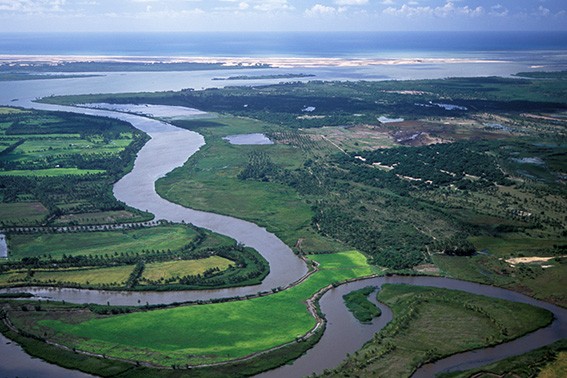 Foz do Rio São Francisco vista de Sergipe - Fotos: Zig Koch / Banco de Imagens ANA