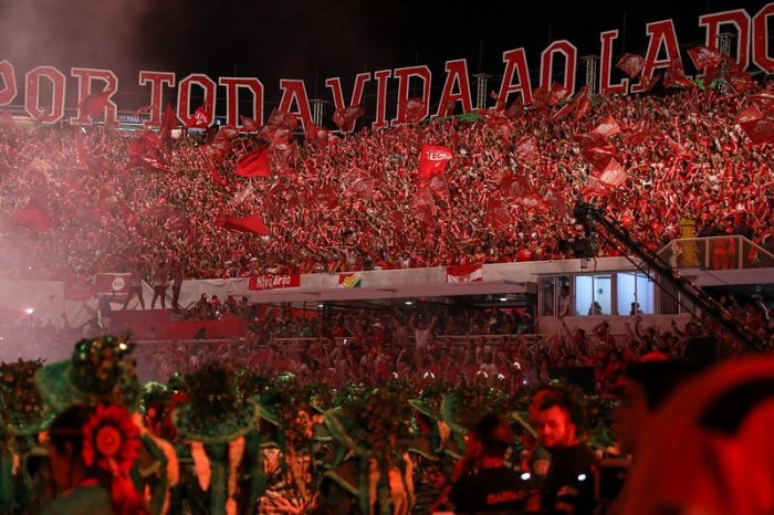 A galera vermelha e branca largou na frente – Lucas Silva/Secom