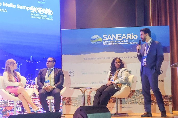 Diretor Filipe Sampaio no 2º Seminário Estadual de Saneamento e Meio Ambiente