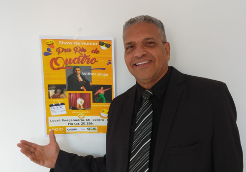 Imagem do ator Wilher Jorge - Divulgação do espetáculo 