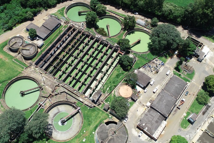 Estação de Tratamento de Esgoto Brasília Sul (ETE Brasília Sul) - Foto: Banco de Imagens ANA