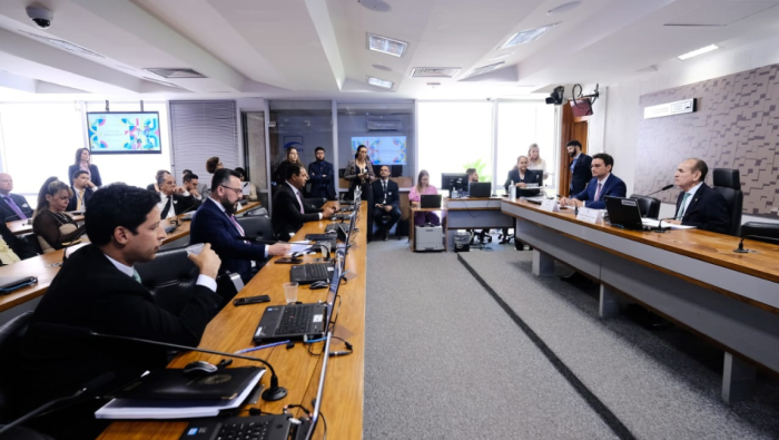 Ministro Celso Sabino participa de audiência pública na CDR do Senado. Crédito: Roberto Castro/MTur