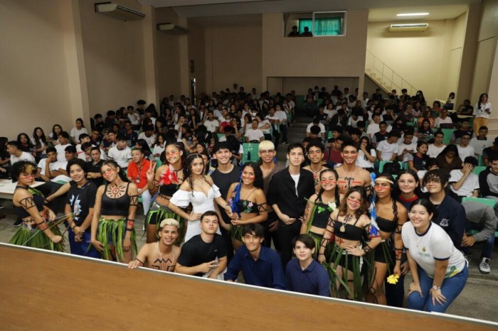 Estudantes se apresentaram no auditório do Cepan.FOTOS: Eduardo Cavalcante/ Secretaria de Estado de Educação e Desporto