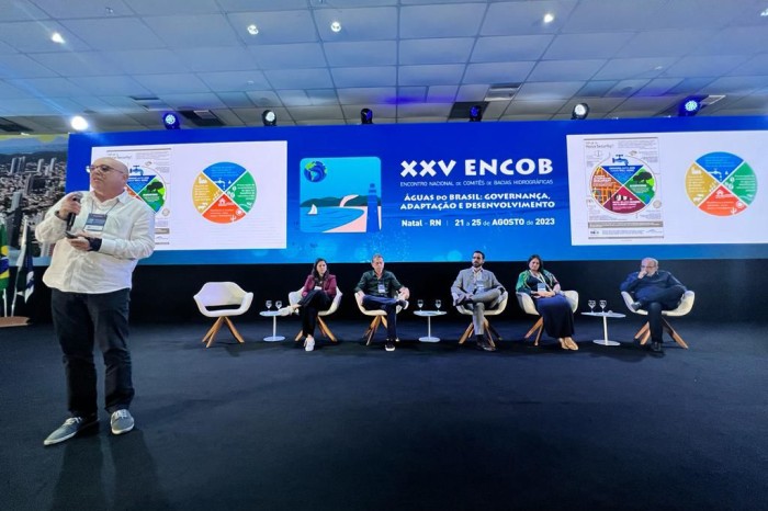 Solenidade de Lançamento do 1º Fórum Latino-Americano da Água (FLAA) durante o 25º ENCOB - Foto: Cláudia Wagner / Banco de Imagens ANA