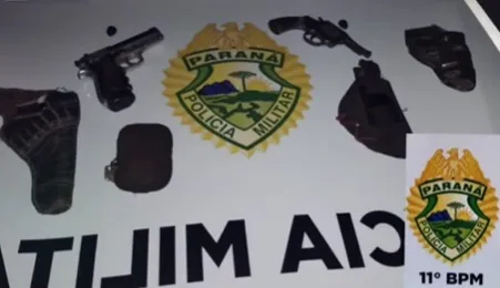 Três homens foram presos após trancar estrada e disparar intimidando moradores do Assentamento Santo Rei, em Nova Cantu