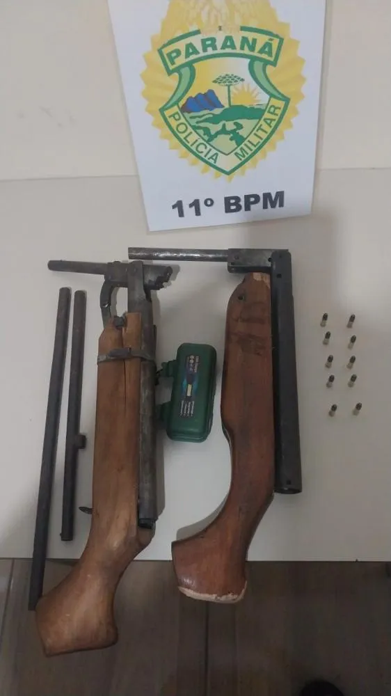 Homem é preso com armas artesanais, em Roncador