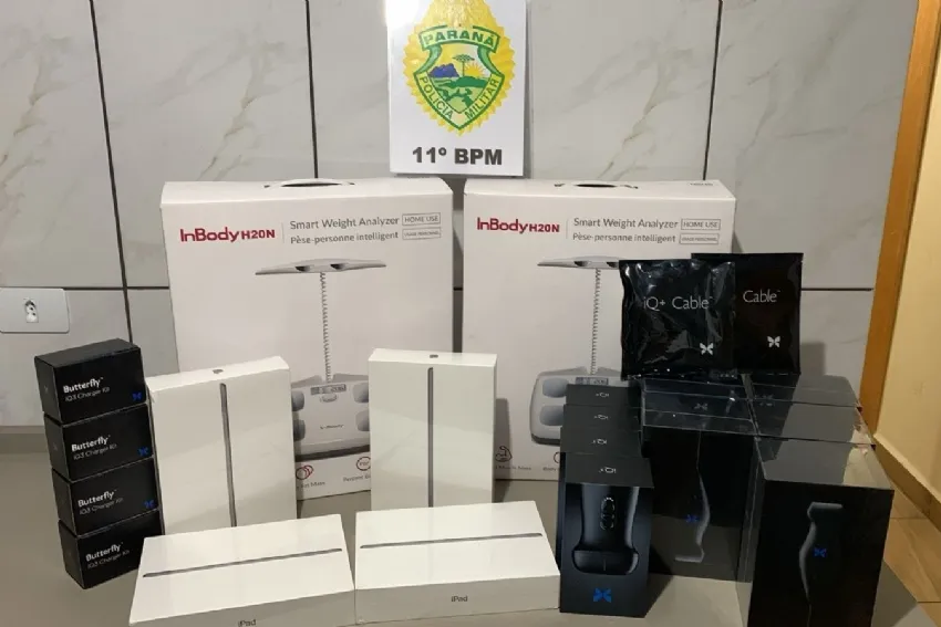 Polícia Militar apreende carro e mercadorias contrabandeadas em Roncador 