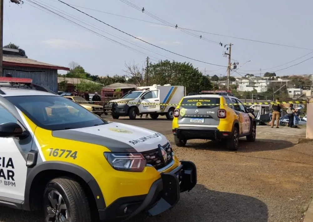 Idoso agride esposa com facão e morre em confronto com a Polícia em Guarapuava