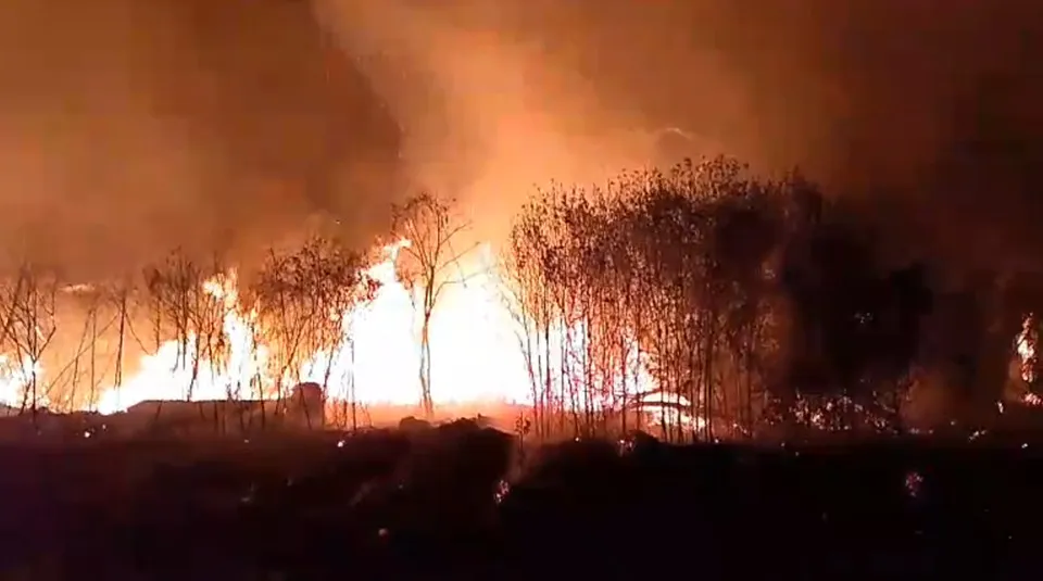 Bombeiros travam “guerra” contra o fogo em dia marcado por vários incêndios na região