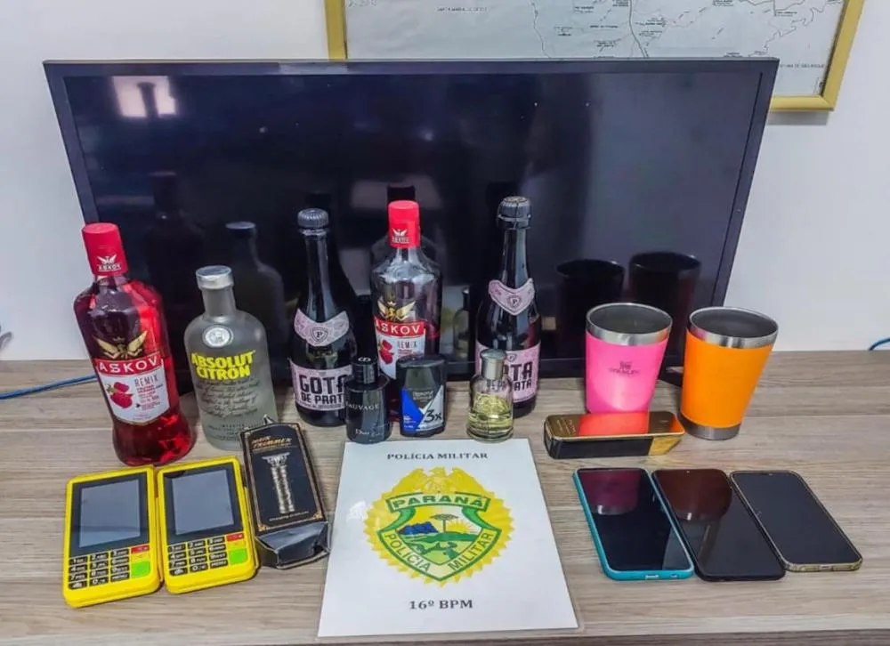 Boate de Pitanga é roubada na madrugada e 4 homens são presos