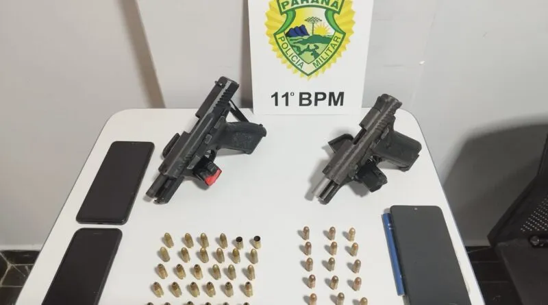 Ubiratã; Confusão em motel termina com homem preso e armas e munições apreendidas
