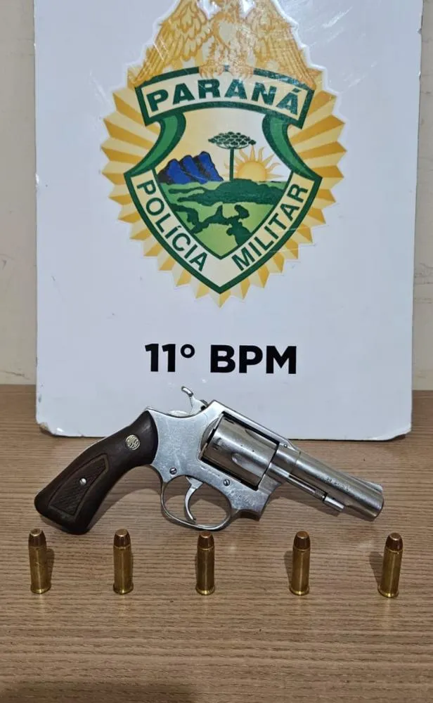 Em Mamborê; Homem é preso por porte ilegal de arma de fogo
