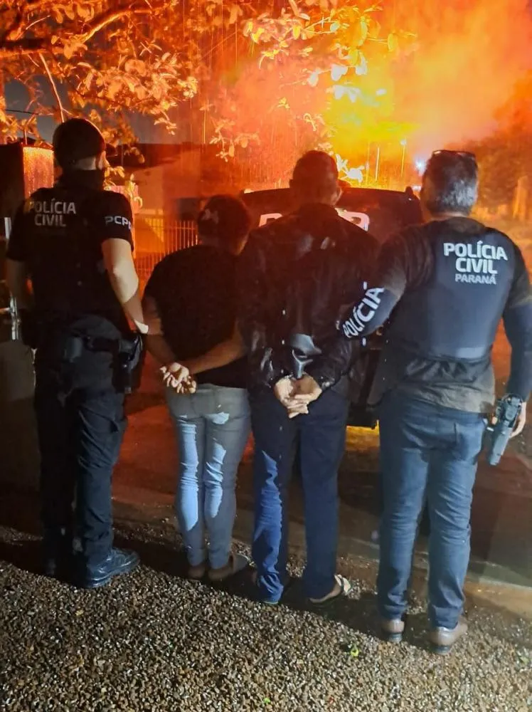 Em Campina da Lagoa; Polícia prende casal por tráfico de drogas que usava filhos menores em crimes