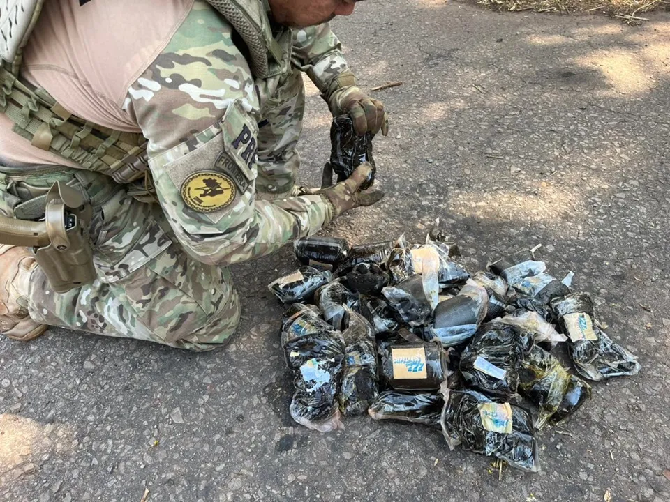 Em Campo Mourão; PRF apreende 14 kg de maconha Dry escondidos em tanque de combustível